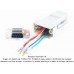 Adaptador modular serial DB9 hembra a jack RJ45